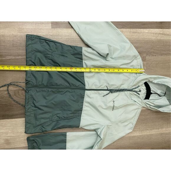 Columbia Flash Forward Windbreaker Green/Blue Jacket - Women's Size XS, MSRP $50 - Picture 5 of 11